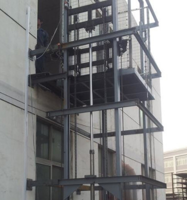 2000KG commerciële het Huis Hydraulische Lift van Glasliften 0.3m/s