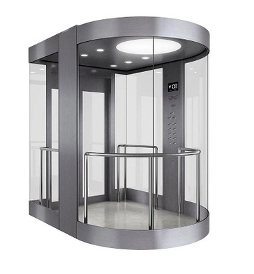 2m/s panoramische Lift1150kg Goederen en Passagierslift
