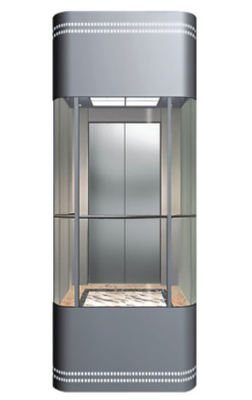 1600KG AC VVVF Panoramische Lift