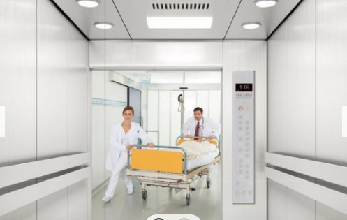 Van het de Personenziekenhuis van FUJI 6 van de het Bedlift 2.0m/s de Machinezaal Minder Tractie