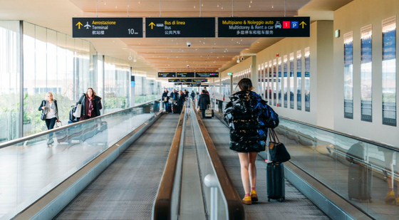 12 het Type van de Roltrap Vlak 5000KG Pallet van de graadluchthaven Rollend trottoir