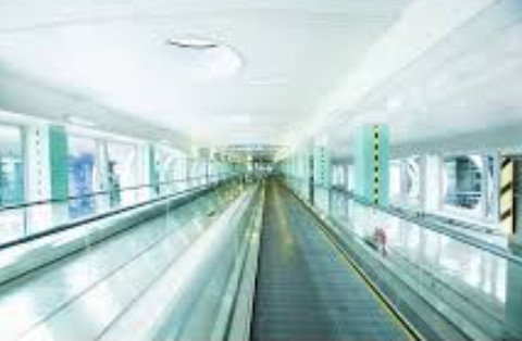 De VVVF Gecontroleerde Roltrappen en Travelators van het Luchthavenrollende trottoir 0.65m/s