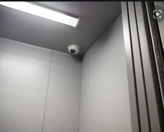 De analoge kabeltelevisie-Lift van de Veiligheidscamera